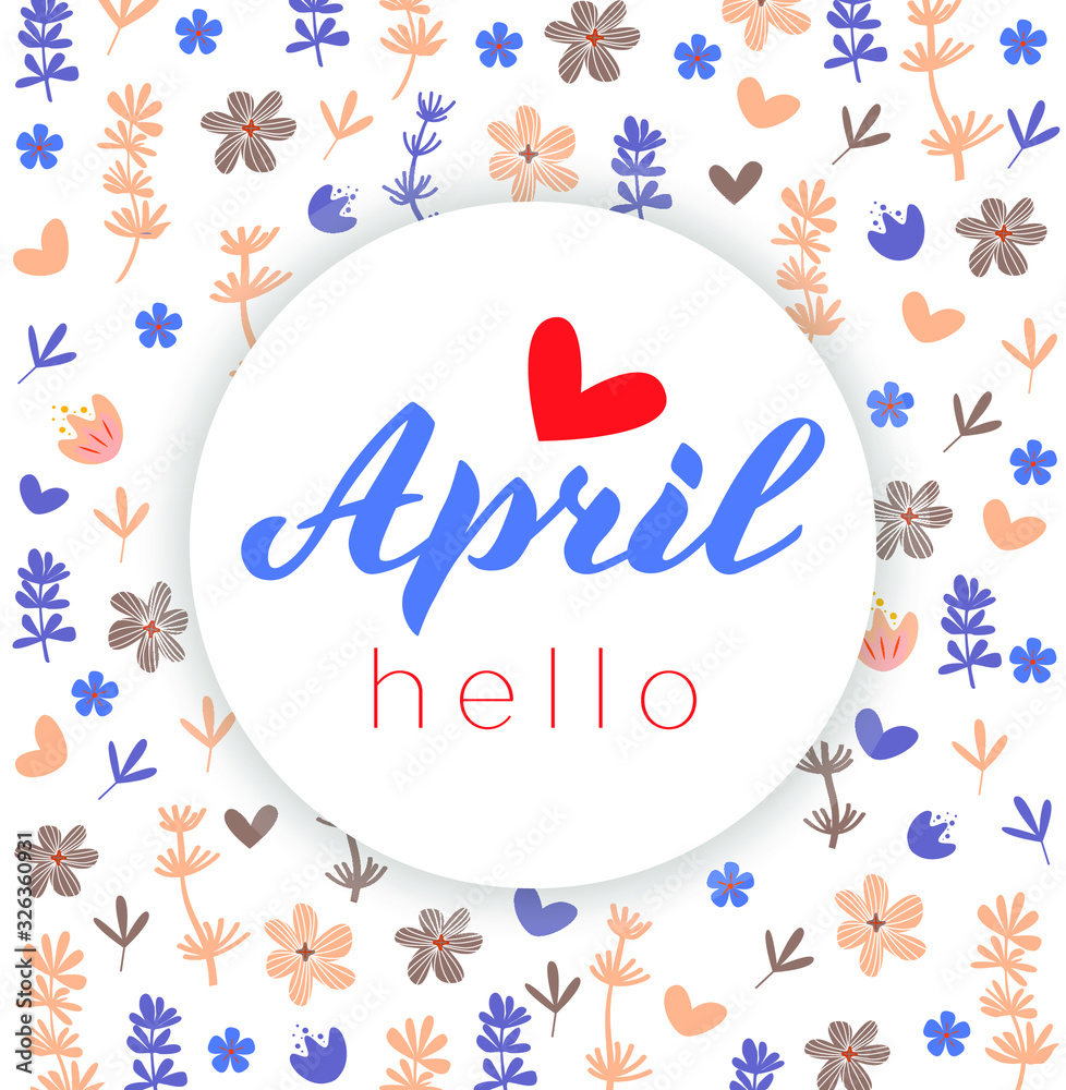April - Hand drawn lettering month name. Hand written month March for calendar, monthly logo, bullet journal or monthly organizer. Vector illustration isolated on white. EPS 10 April - Hand drawn lettering month name. Hand written month March for calendar, monthly logo, bullet journal or monthly organizer. Vector illustration isolated on white. EPS 10