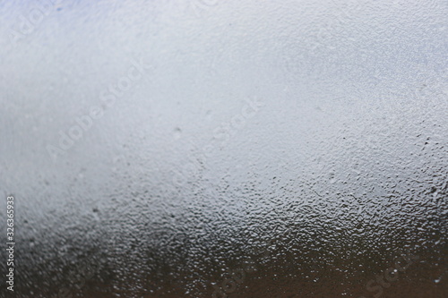 Morning condensation on the window