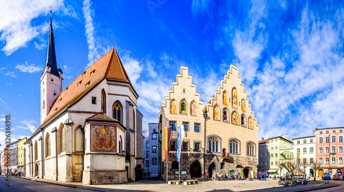 old town of wasserburg am inn - bavaria