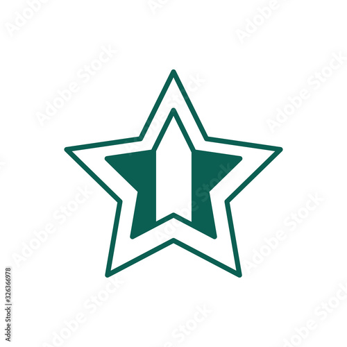 star quality line style icon