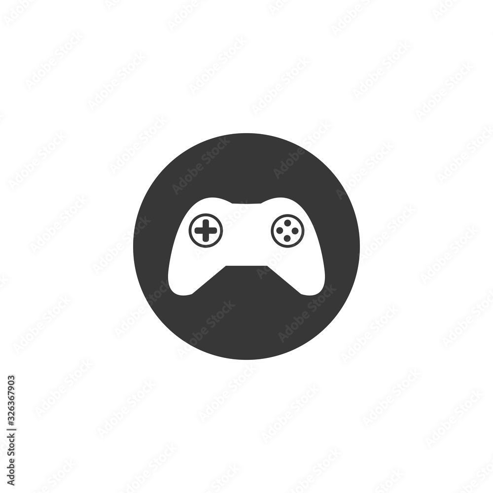 Joystick Game Controller Icon Design Template Joystick Game Controller Icon Design Template