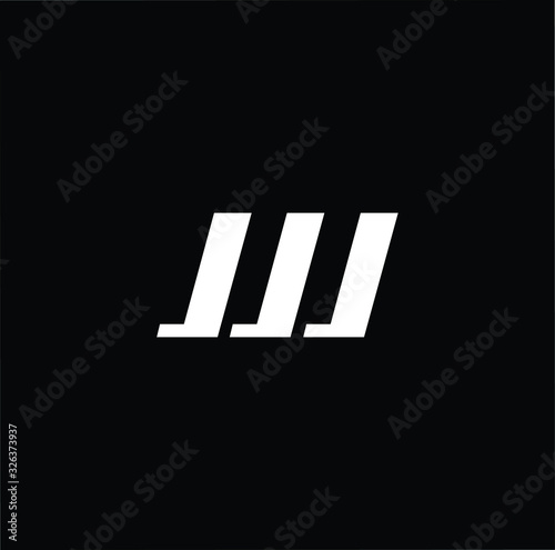 Professional Innovative Initial WJ JW logo. Letter WJ JW Minimal elegant Monogram. Premium Business Artistic Alphabet symbol and sign