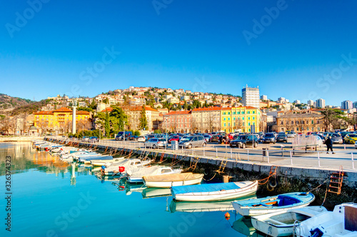 Rijeka, Croatia, HDR Image photo