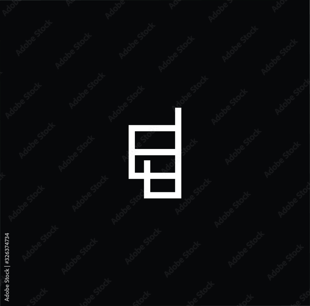 Professional Innovative Initial JE EJ logo. Letter BB Minimal elegant Monogram. Premium Business Artistic Alphabet symbol and sign