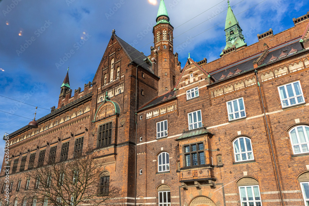 Obraz premium Rathaus Kopenhagen