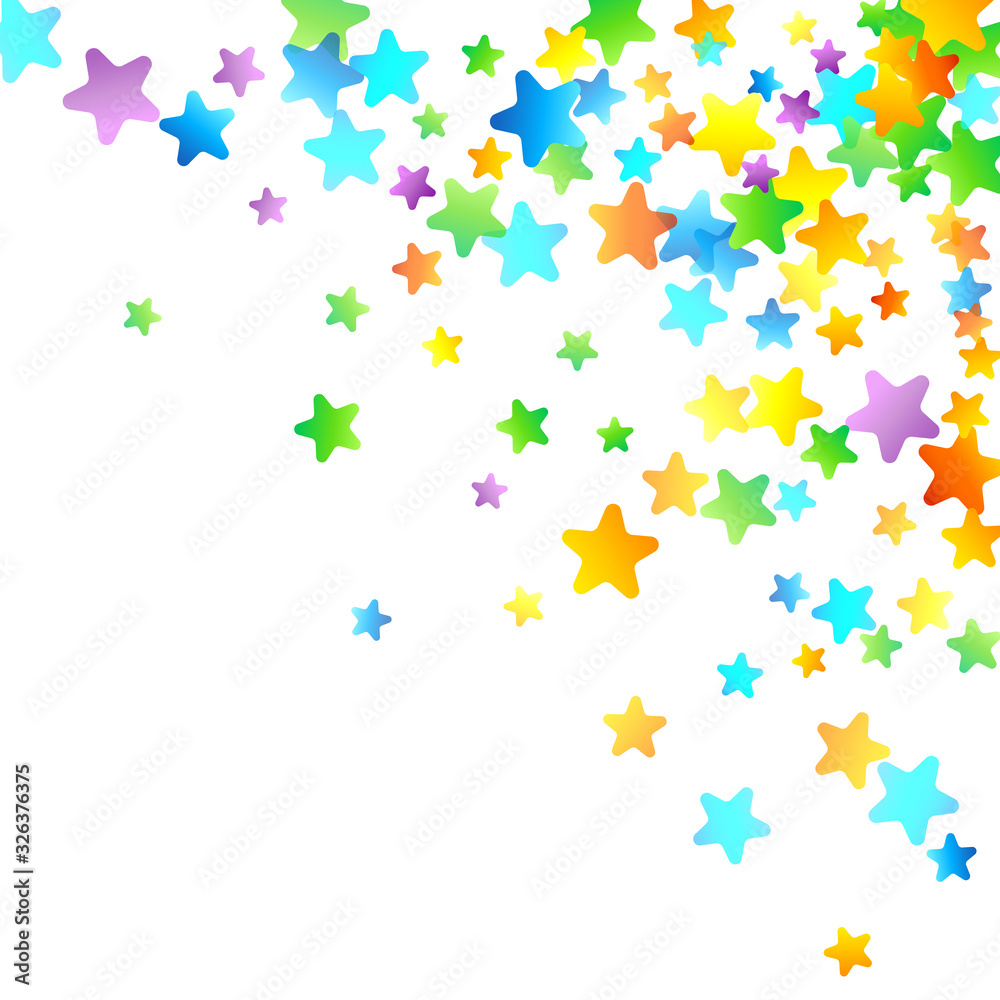 Rainbow Festive Confetti. Carnival Star Falling. Rainbow Festive Confetti. Carnival Star Falling.