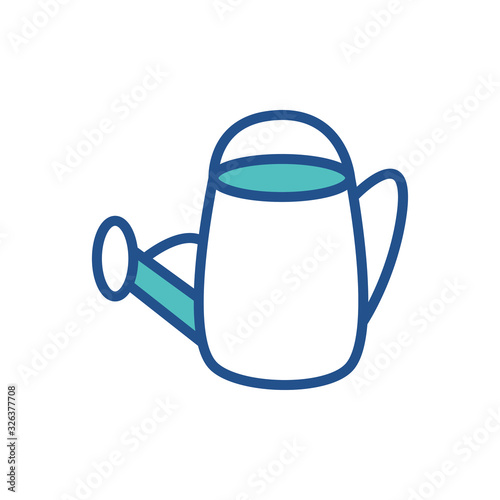 watering can icon design, flat style icon collection