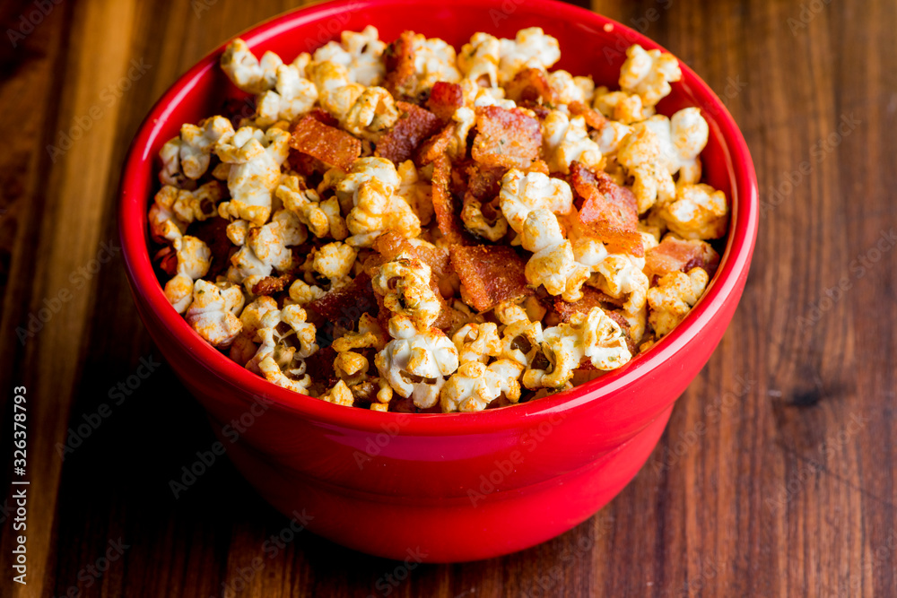 Popcorn. Traditional classic American favorite snack. Popcorn. Traditional classic American favorite snack.