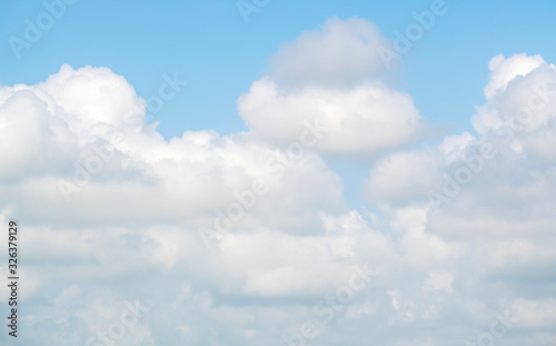 Sky and clouds with a beautiful light in the daytime