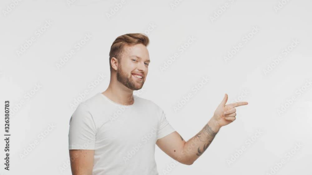Expressive young man over vibrant background. Studio portrait of handsome person. Expressive young man over vibrant background. Studio portrait of handsome person.