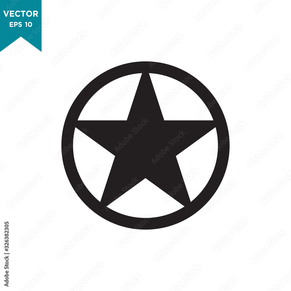 star vector icon in trendy flat design star vector icon in trendy flat design