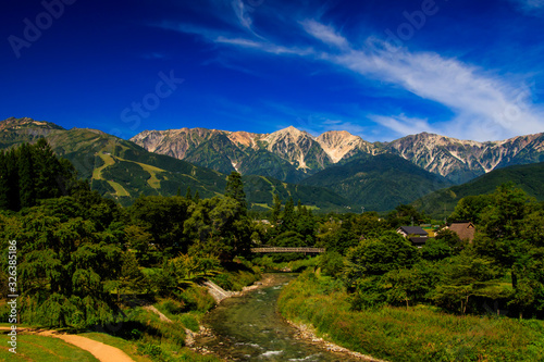 Beautiful Hakluba in Nagano Japan © 茉利生 佐藤