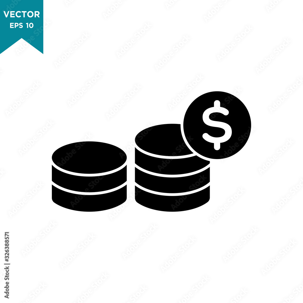 money vector icon in trendy flat style money vector icon in trendy flat style