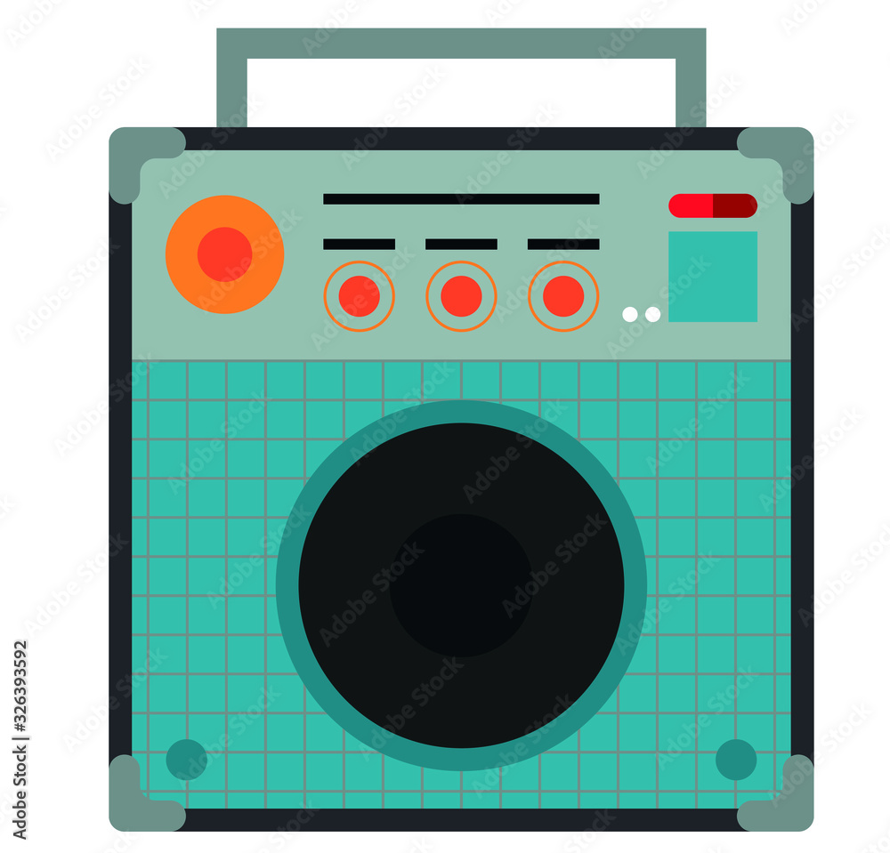 Fototapeta premium Retro Icons - Amplifier