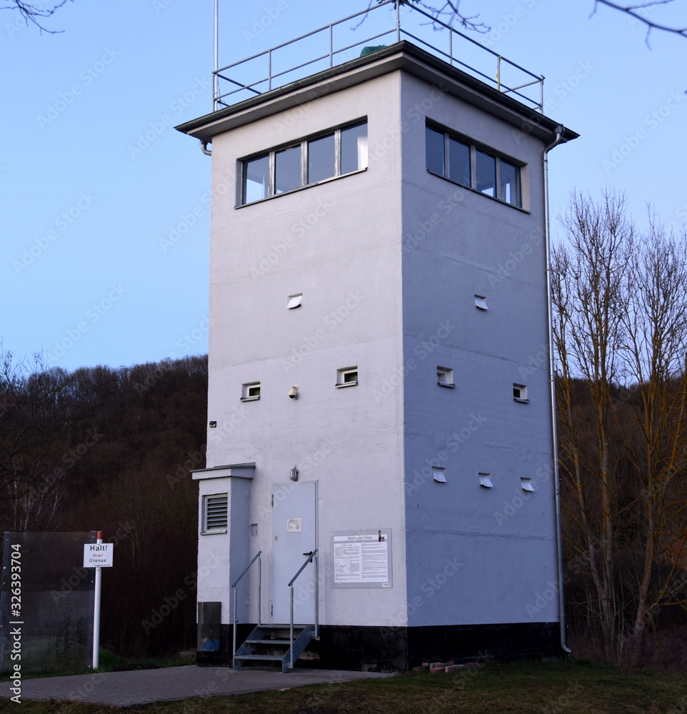 Grenzturm in Vacha an der deutsch-deutschen Grenze Grenzturm in Vacha an der deutsch-deutschen Grenze
