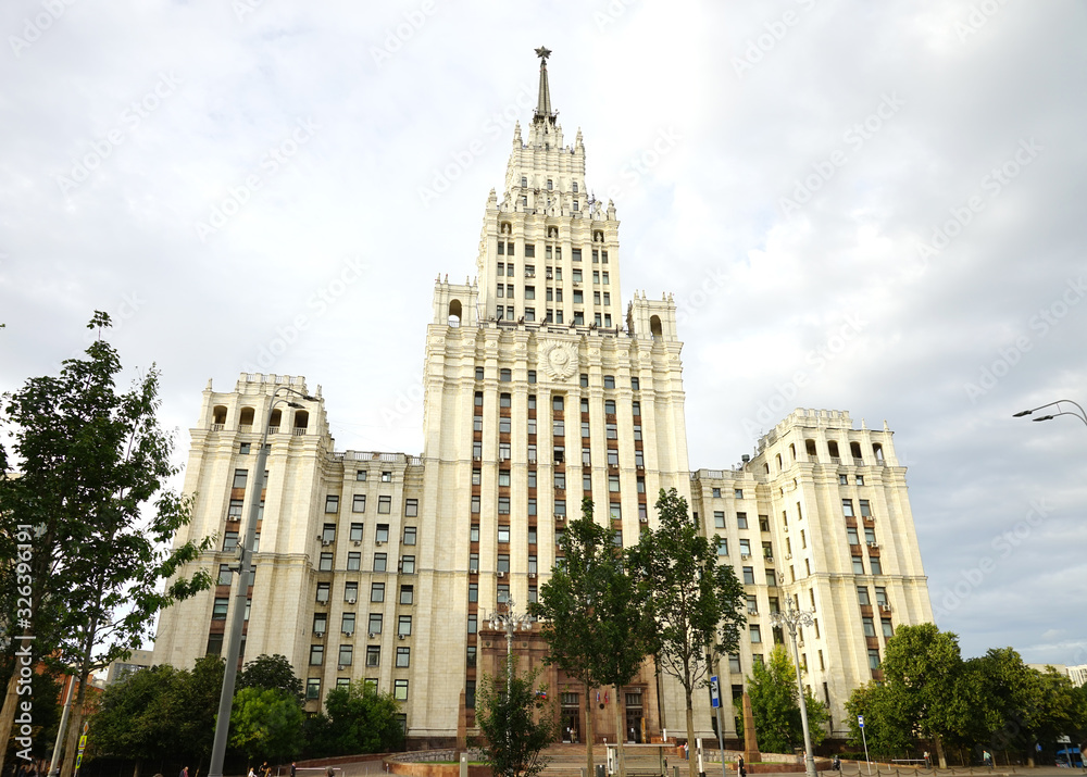 Moscow - Highrise building on Red Gate Square.