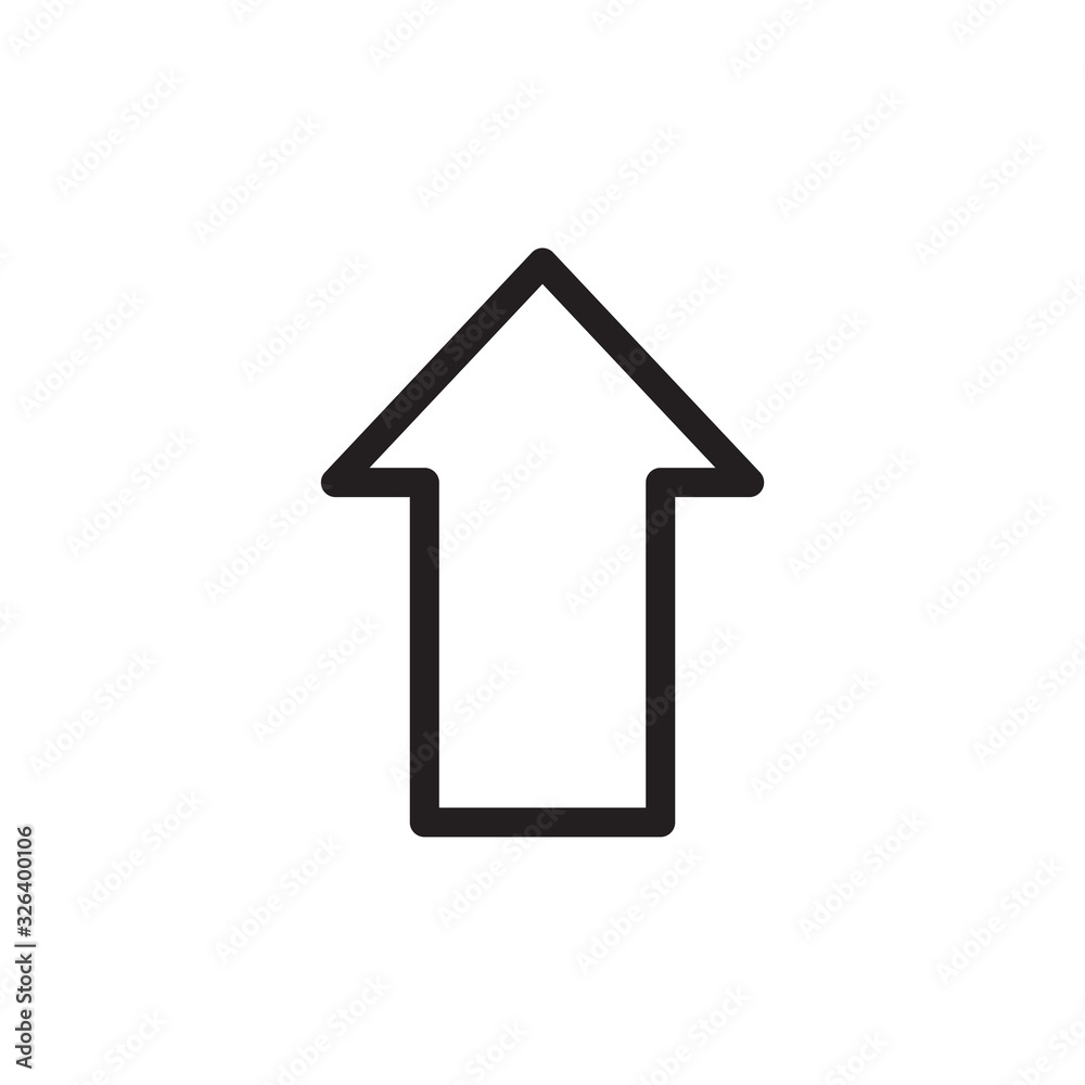 arrow icon in trendy flat style arrow icon in trendy flat style