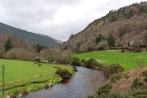 Landscapes hilly areas of Ireland. Nature and landscapes of Ireland. Tourism in Ireland.