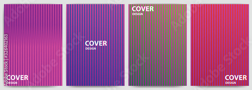 Abstract gradient geometric cover poster brochure, flyer design in a4 size