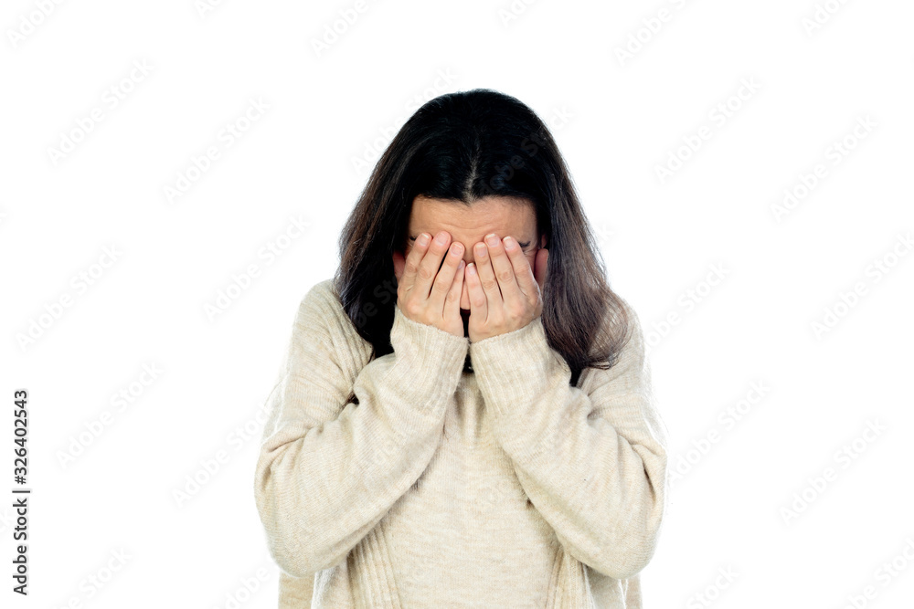 Attractive brunette woman Attractive brunette woman