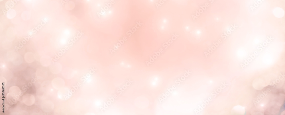 Abstract Christmas background banner - pastel background with bokeh lights Abstract Christmas background banner - pastel background with bokeh lights