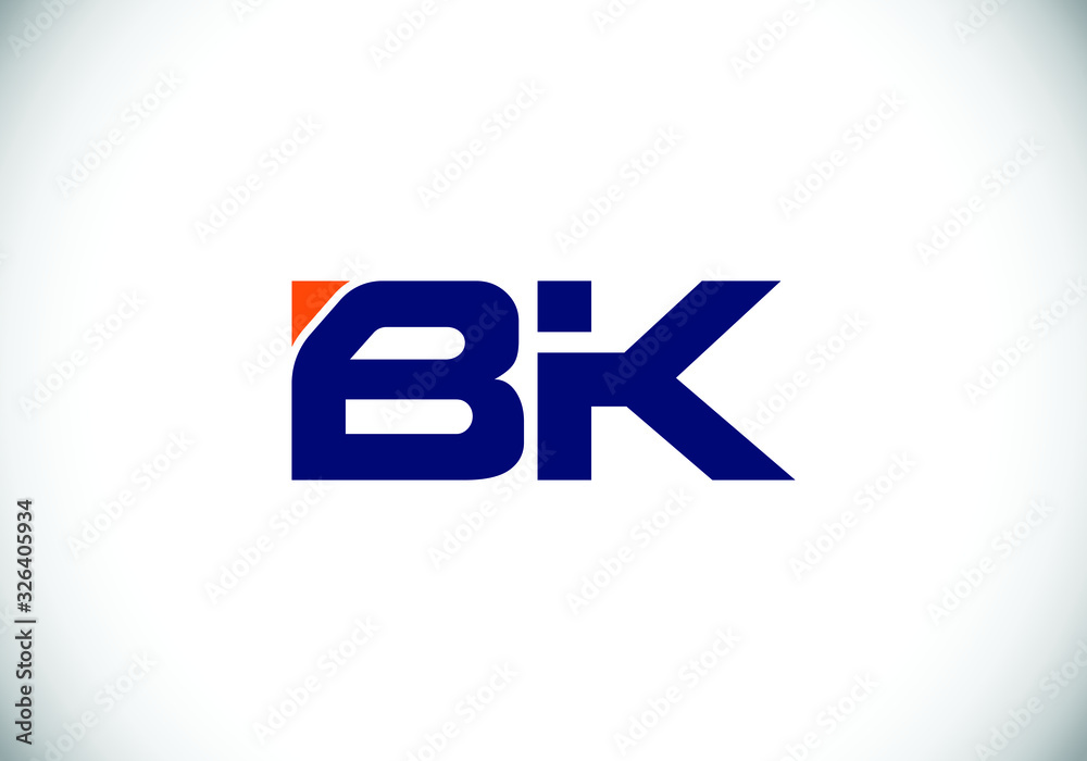 B K Initial letter logo design, Creative Modern Letters Vector Icon Logo Illustration. B K Initial letter logo design, Creative Modern Letters Vector Icon Logo Illustration.