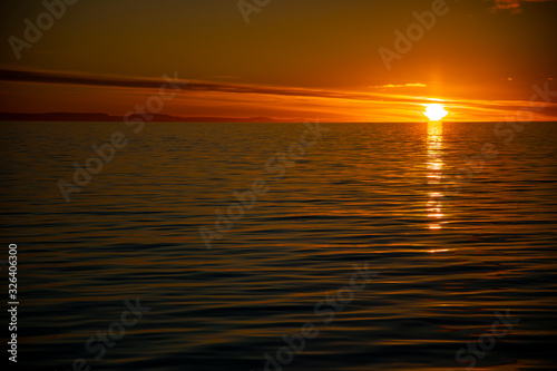 Arctic sunset