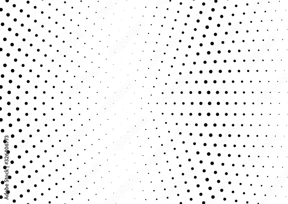 Abstract halftone dotted background. Futuristic grunge pattern, dot and circles.  Vector modern optical pop art texture for posters, sites, business cards, cover, postcards, labels, stickers layout.