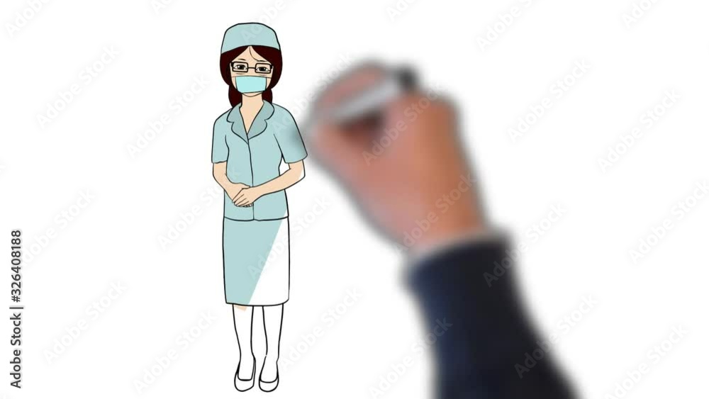 medecin et patiente masque