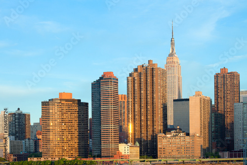 Skyline of buildings at Murray Hill  Manhattan  New York City  NY  USA
