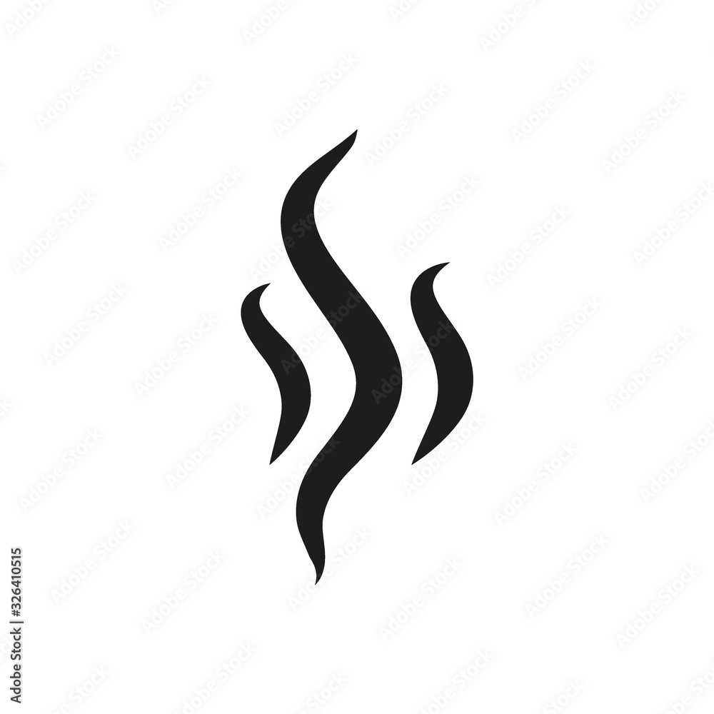 Smoke hot eps vector icon. Flat web design element for website or app. Smoke hot eps vector icon. Flat web design element for website or app.