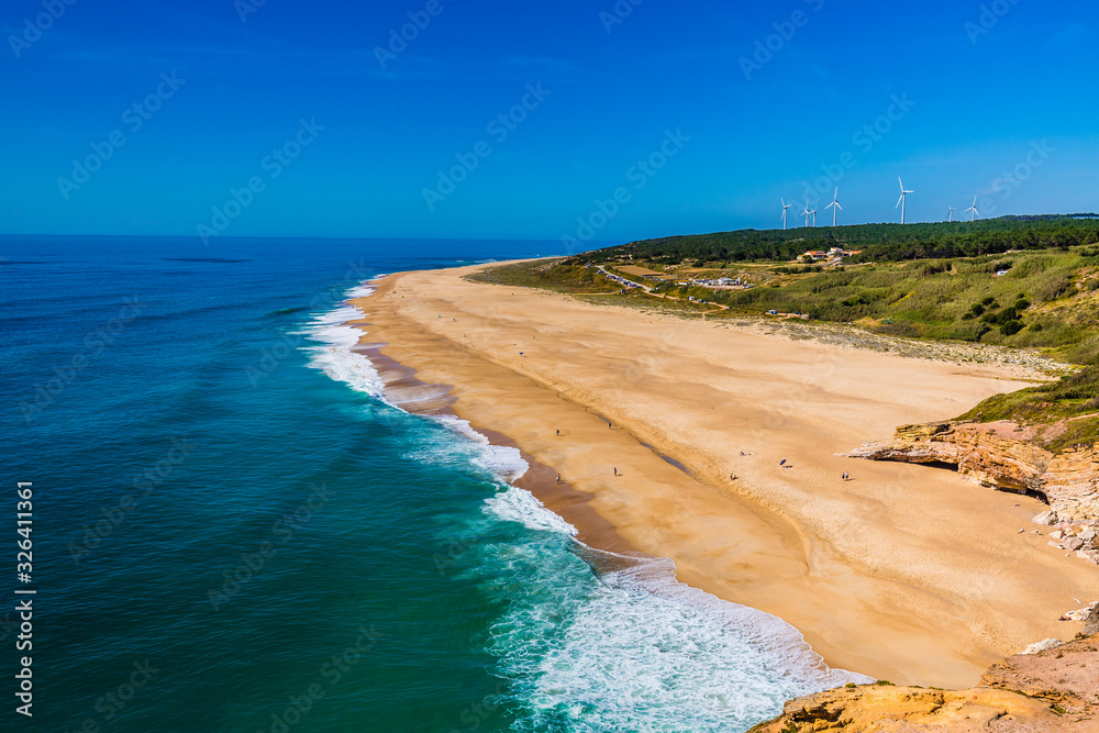 Nazare North Beach - Forte De Sao Miguel, Portugal