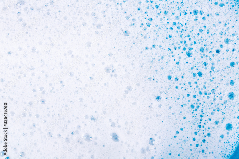 Bath foam close up. Bubble. Cosmetic cleanser. Bath foam close up. Bubble. Cosmetic cleanser.