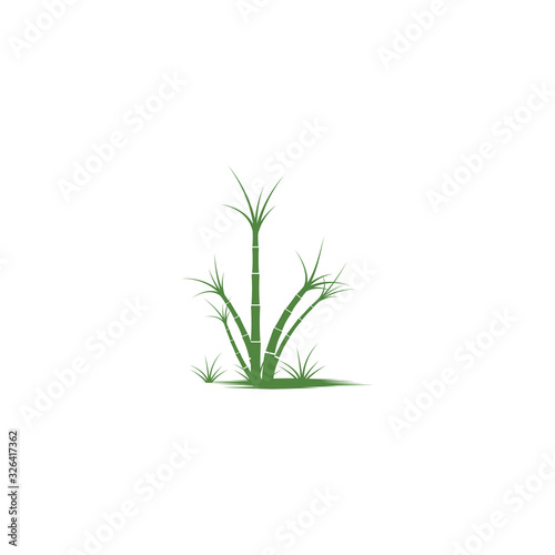 Sugar cane Logo Template vector symbol