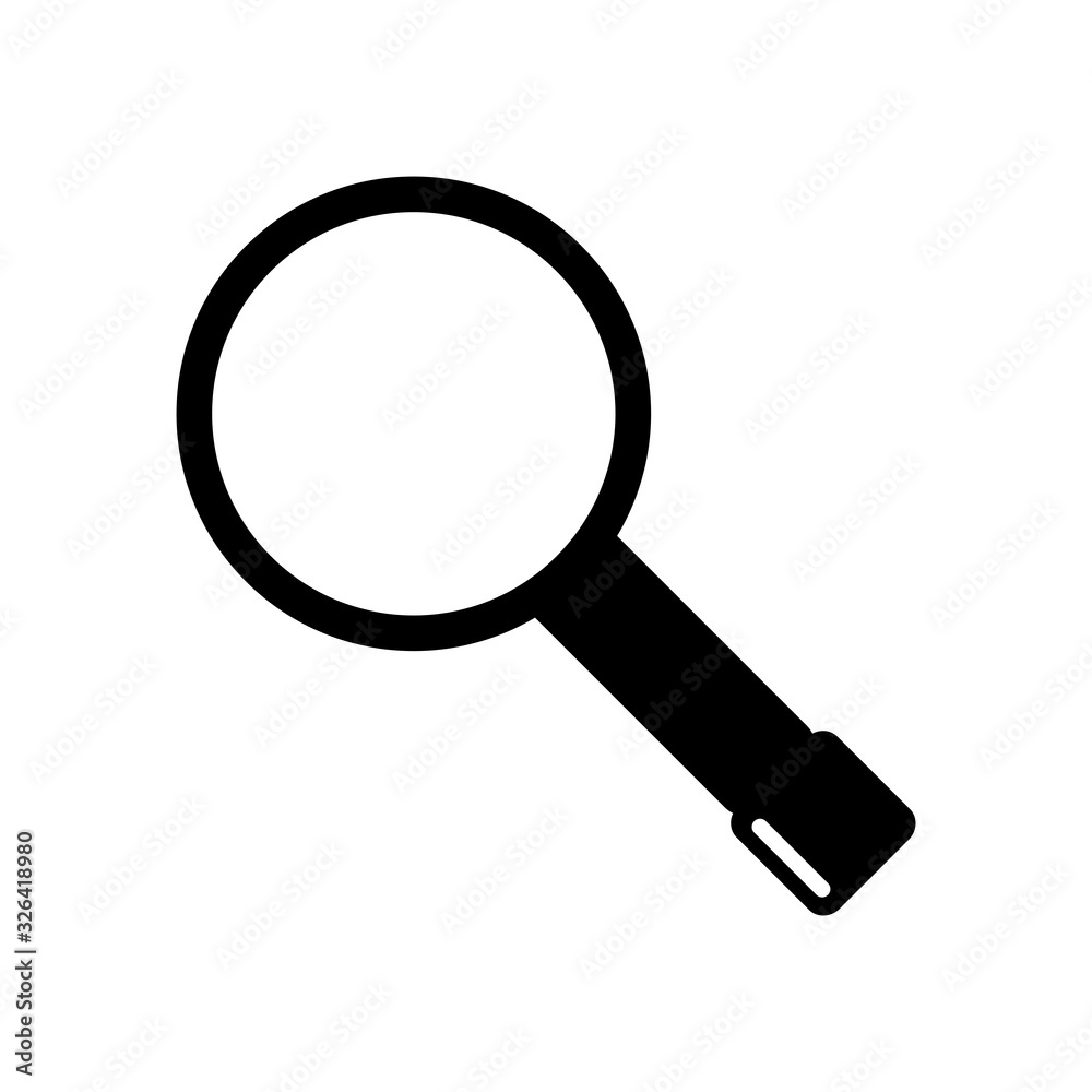 magnify icon vector template magnify icon vector template
