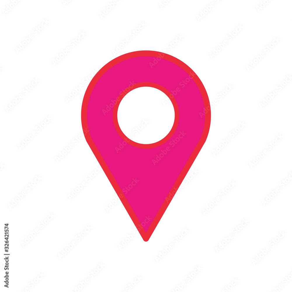 location icon vector template location icon vector template