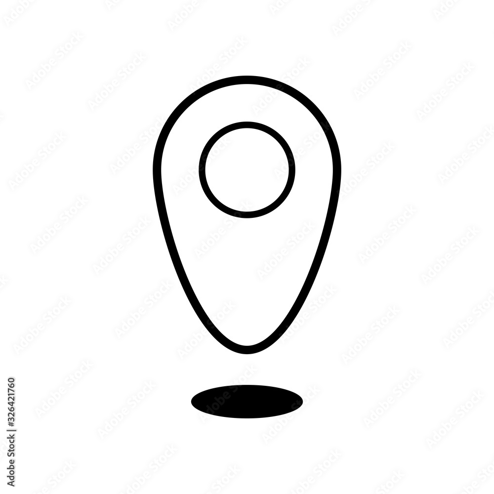 location icon vector template location icon vector template