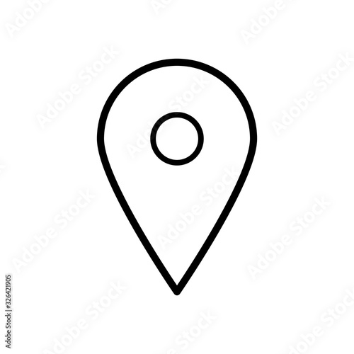Free Download location icon vector template - GFXLoad