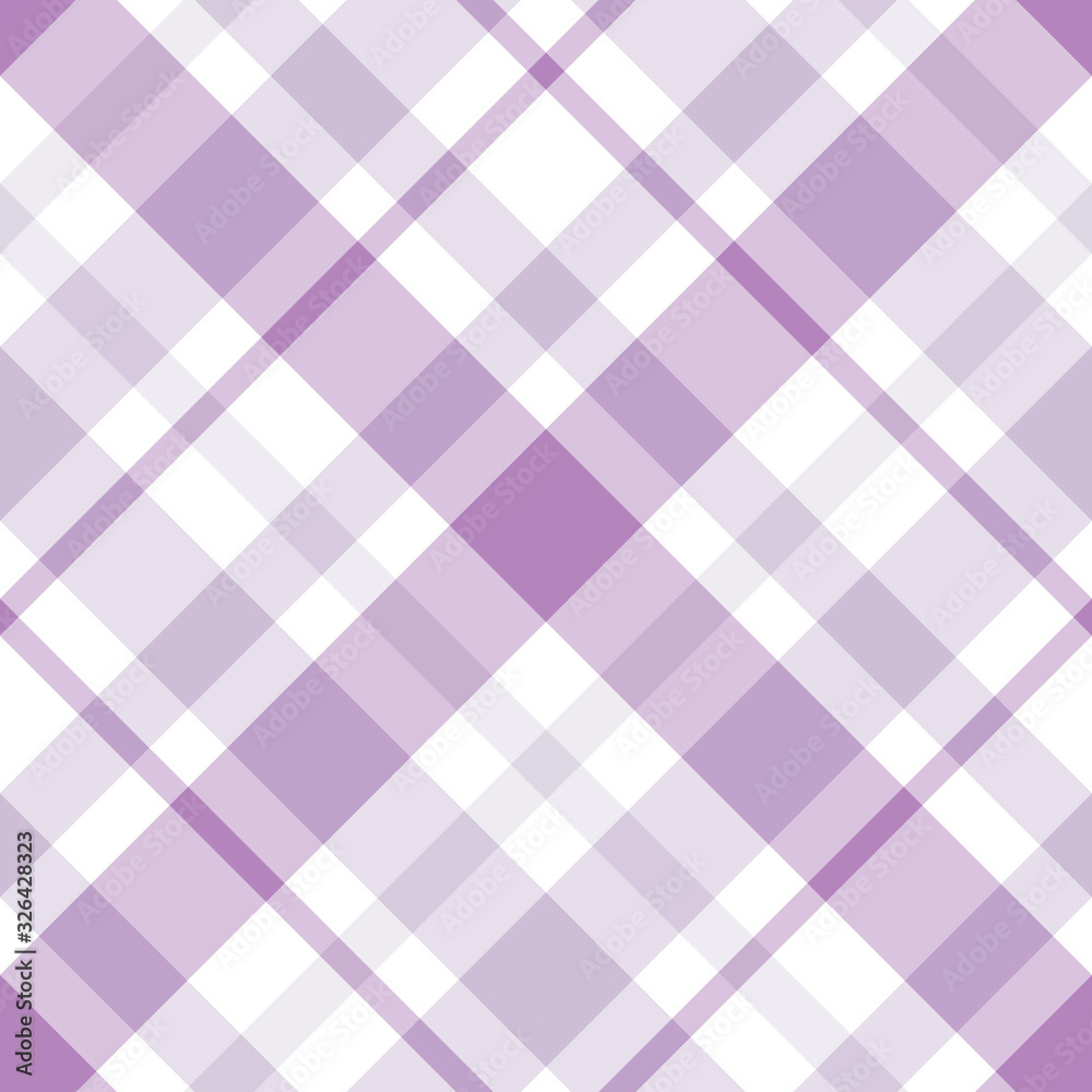 Seamless pattern in fine light lilac and white colors for plaid, fabric, textile, clothes, tablecloth and other things. Vector image. 2 Seamless pattern in fine light lilac and white colors for plaid, fabric, textile, clothes, tablecloth and other things. Vector image. 2