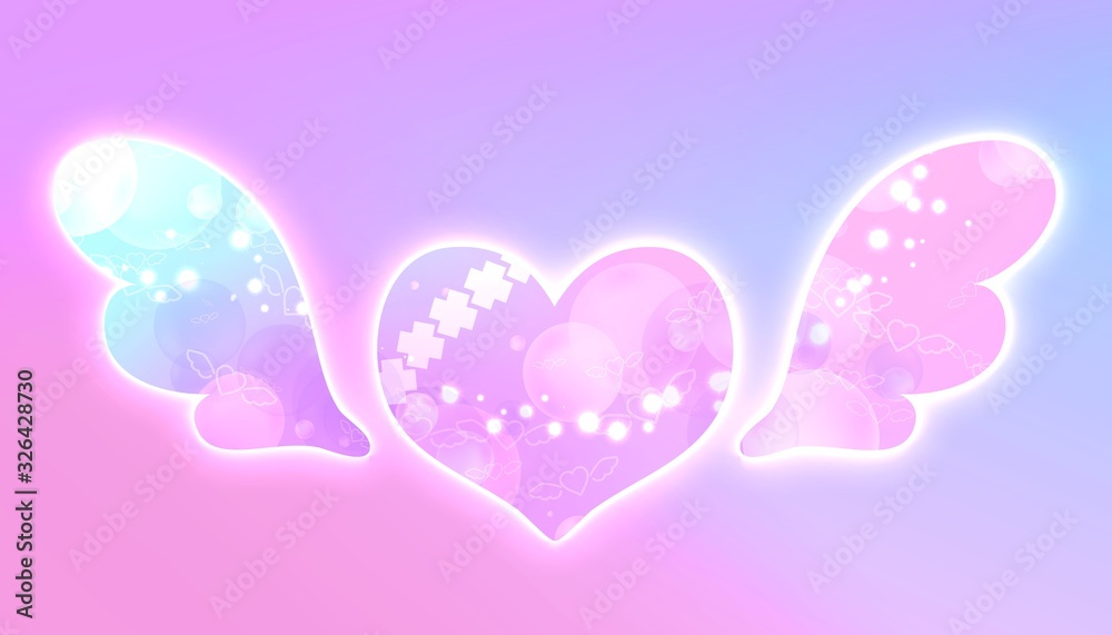 ゆめかわなハート Stock イラスト Adobe Stock