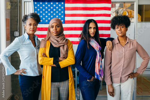 Diverse Portraits of American Citizens photo