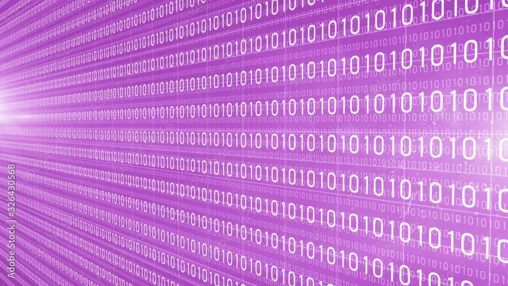 digital number motion backgorunds 4K