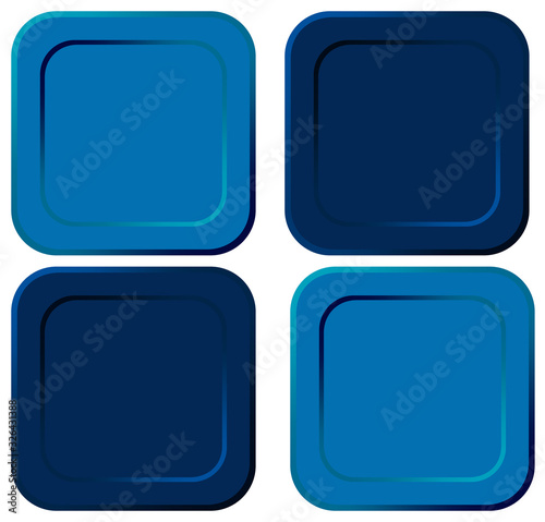 Vector casual icon for something for video game on white background