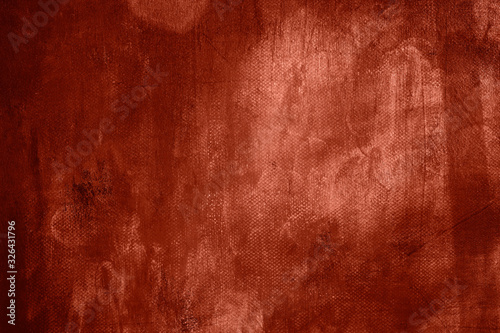 red abstract canvas background or texture © Azahara MarcosDeLeon