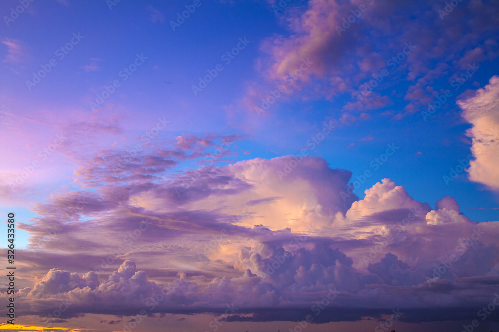 Obraz premium blue sky and clouds