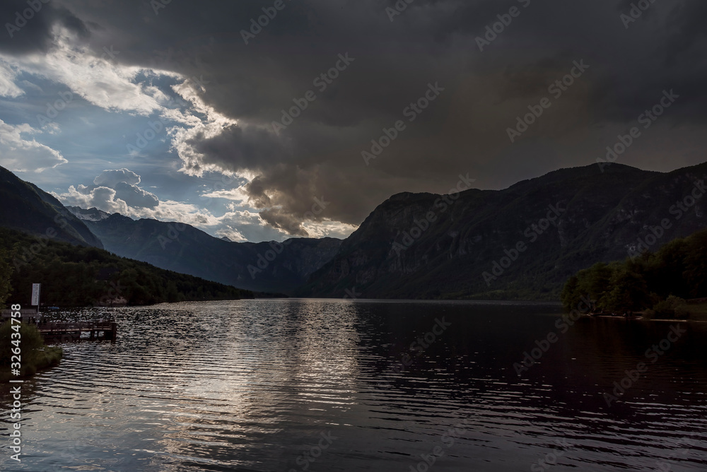 Fototapeta premium Wocheiner See, Slowenien