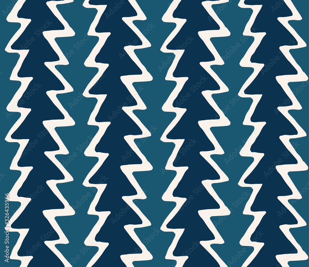Obraz premium simple rough ethnic background, vector seamless pattern