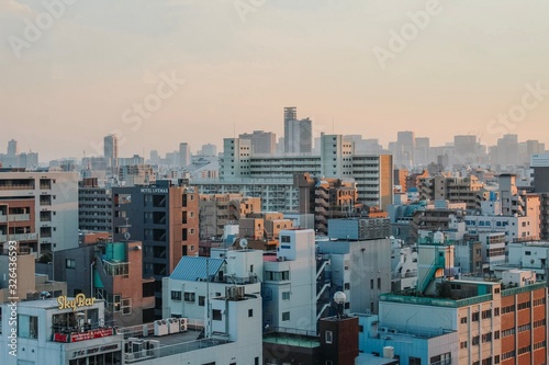 Tokyo City at Sunset