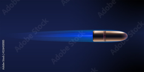 Vector effect_flight bullet flight track