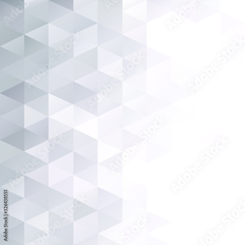 Gray Polygonal Mosaic Background, Creative Design Templates